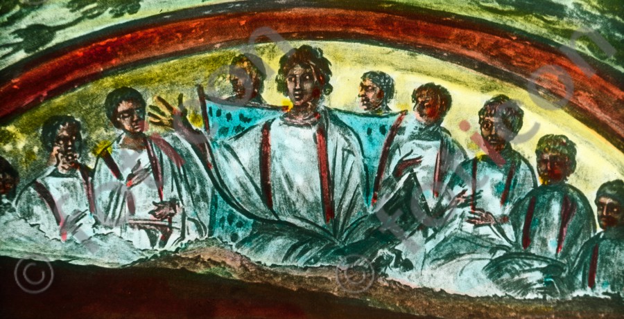 Christus mit dem Apostelkollegium | Christ with the apostles&#039; council - Foto simon-107-070.jpg | foticon.de - Bilddatenbank für Motive aus Geschichte und Kultur